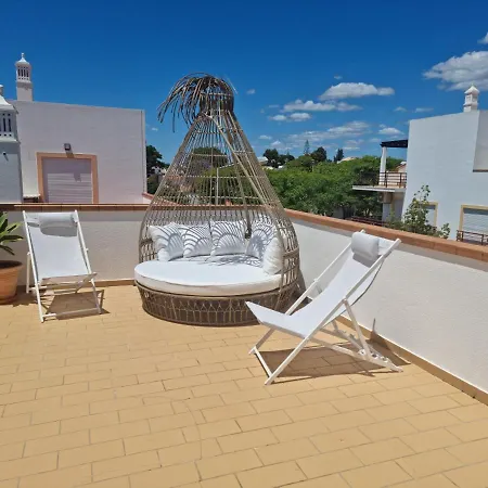 Daire De Tavira Gomeira, 2 Bedroom, 3 Terraced Penthouse With Seaview, 300m From The Sea Cabanas De Tavira