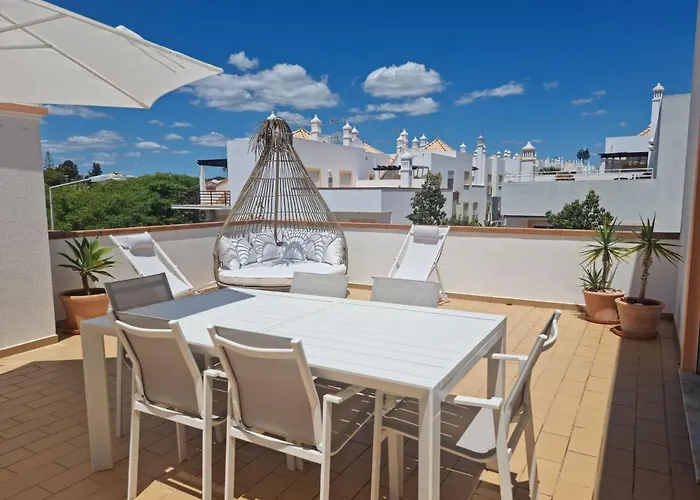 شقة De Tavira Gomeira, 2 Bedroom, 3 Terraced Penthouse With Seaview, 300m From The Sea *